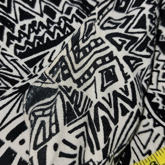 Mossimo Supply Co | Black and White Geometric Pattern Tank Dress w/ Back Cut Out - Picture 10 of 15